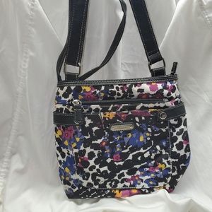 Floral crossbows purse